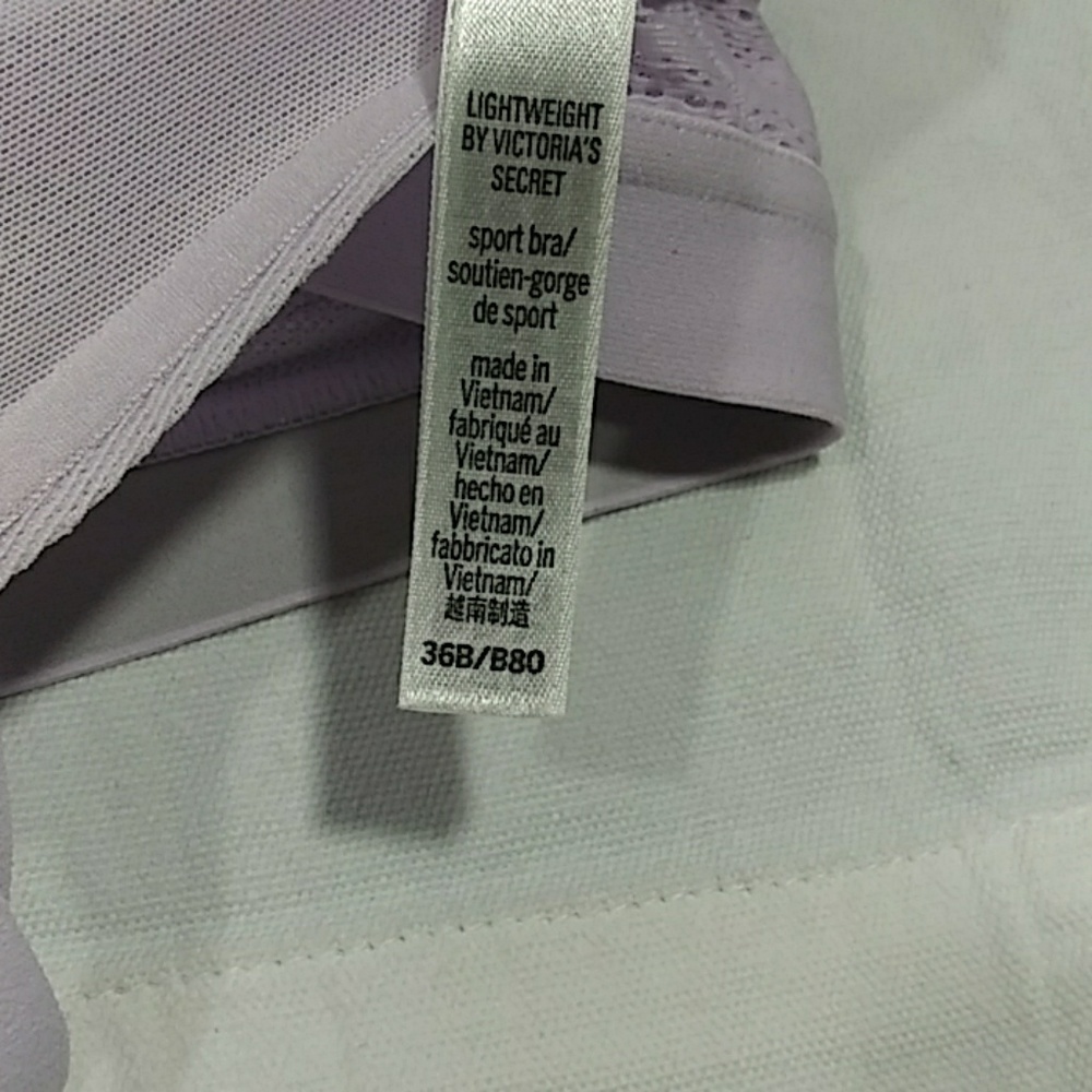 NWT Lavender Victoria's Mesh Sport Bra 36B - Picture 4 of 4